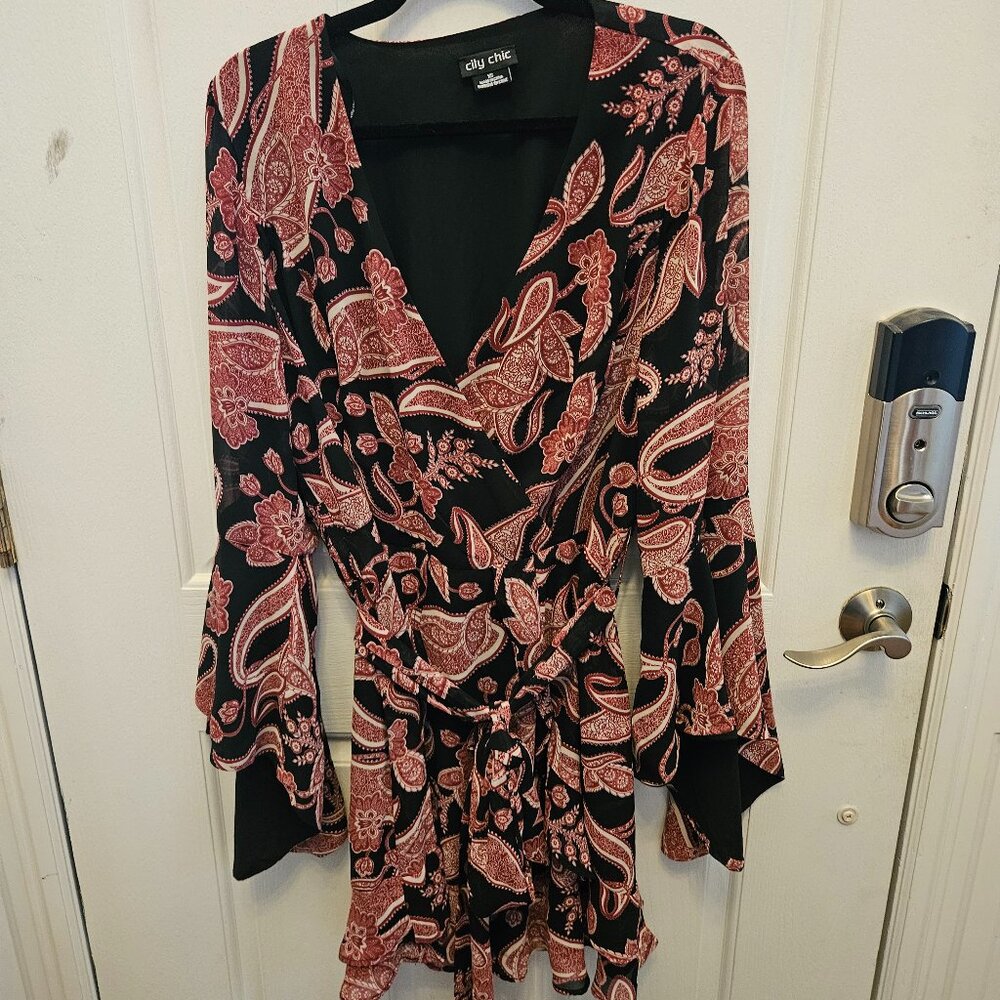 Paisley Tie Dress